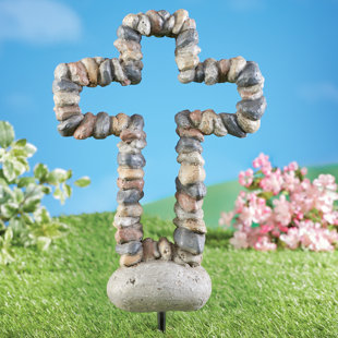 Religious Stone Outdoor Decor | Wayfair